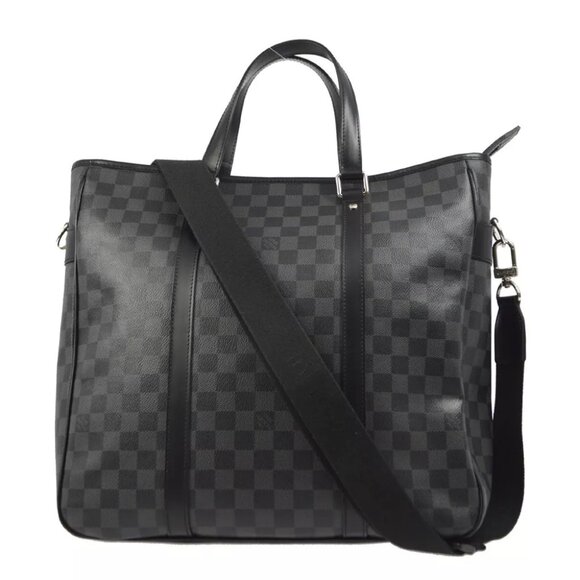 Louis Vuitton Graphite Tadao 2way Shoulder Tote Handbag N51192 DU2143 162643 - Picture 1 of 7